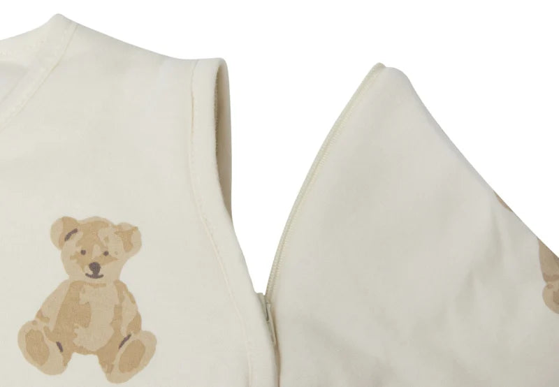 Slaapzak met afritsbare mouw - Teddy Bear - 90 cm