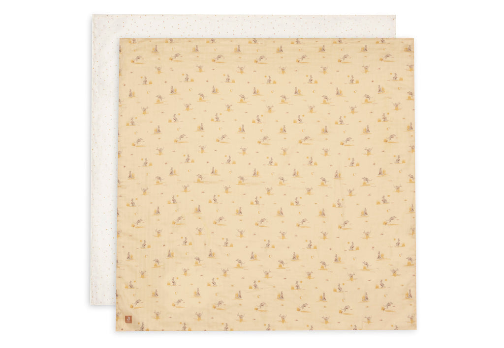 Hydrofiele Doek - Kangaroots - 115 cm x 115 cm