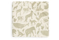 Hoeslaken ledikant - Animals Olive green