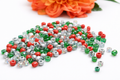 Miyuki Rocailles Kerst kralenmix silver, 6/0