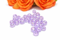 Facet kralen Paisley purple, 6 mm