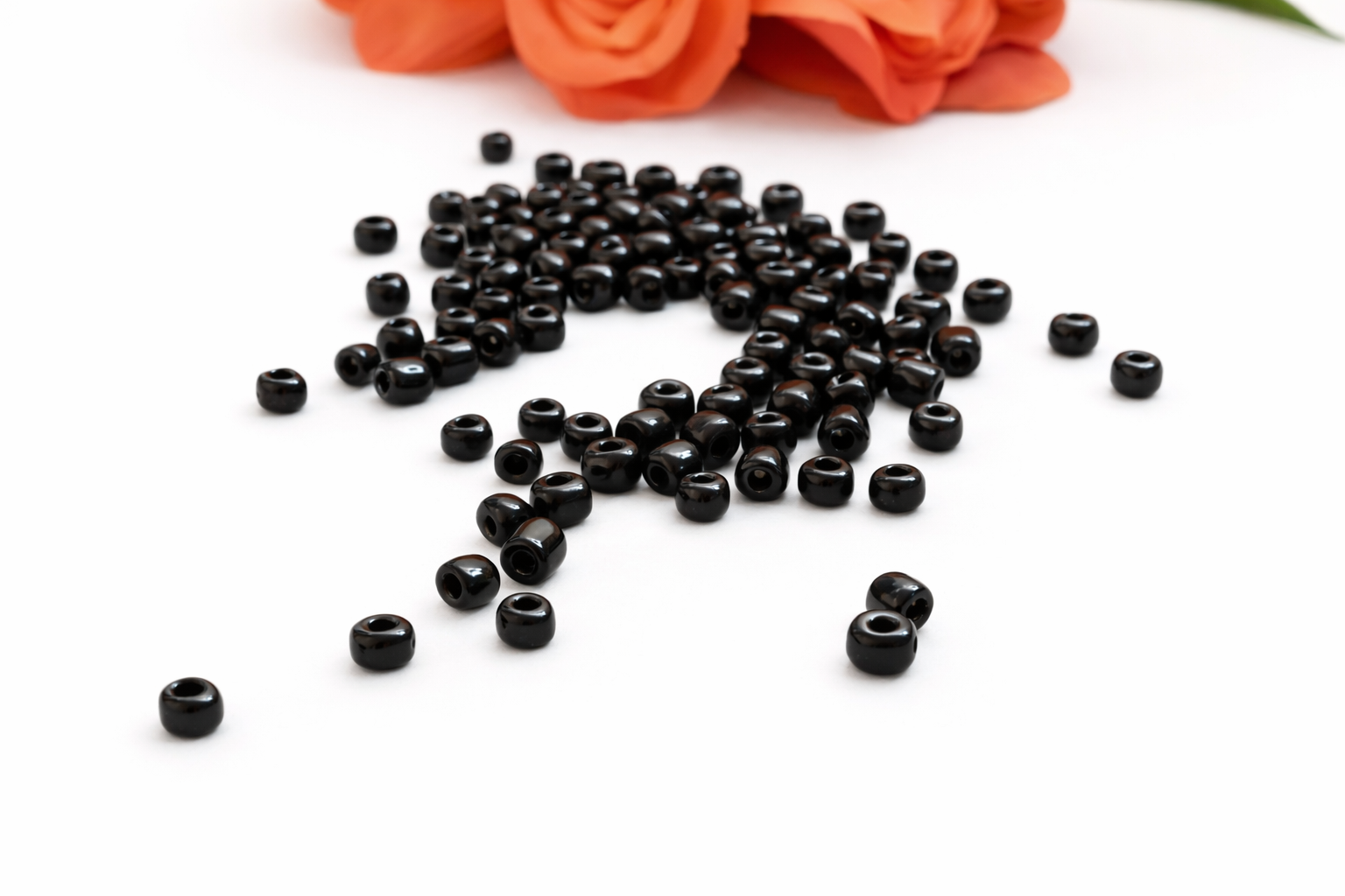Miyuki Rocailles Black, 6/0