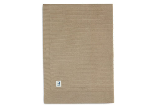 Deken Ledikant - Basic Knit Biscuit